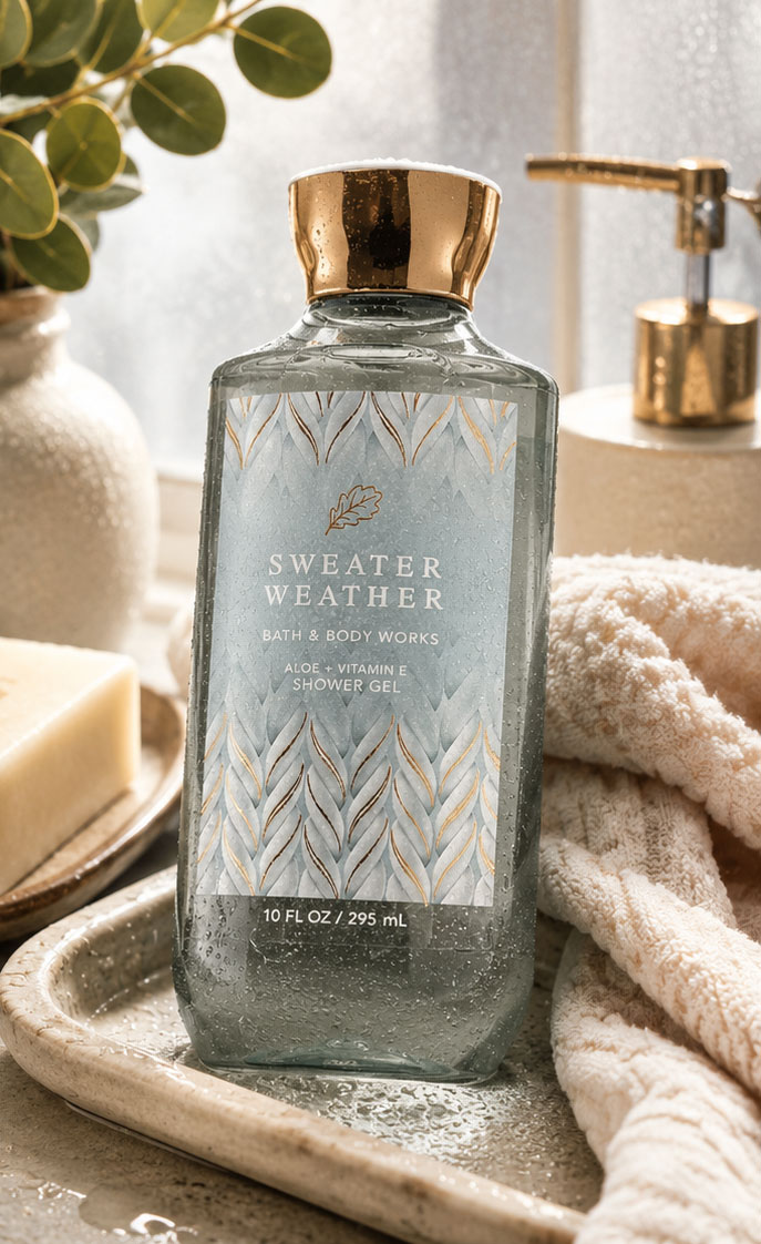 شاور ژل بس اند بادی ورکز Sweater Weather